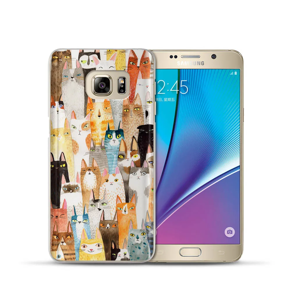 Милый питомец средний палец кошка чехол для телефона samsung Galaxy J330 J4 J5 J6 J710 J8 Plus J500