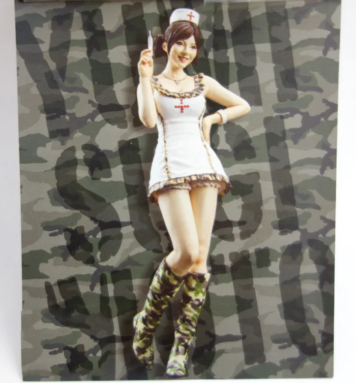 

1/16 Resin Model Building Kit Figure 90mm nurse