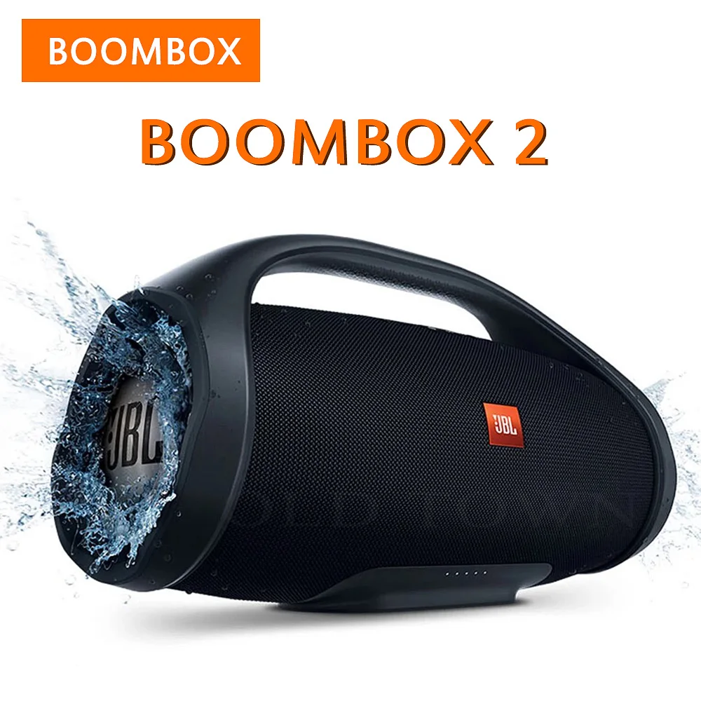 Портативный беспроводной Bluetooth динамик Boombox 2 Бумбокс уличный сабвуфер IPX7 водонепроницаемая Громкая