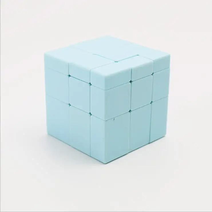 Z cube 3x3x3, магический зеркальный куб, профессиональный магический литой пазл с покрытием, скоростной куб, Обучающие Развивающие игрушки для детей, магический куб - Цвет: Цвет: желтый
