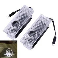 2x автомобиль светодиодный дверные лого светильник призрак лазерный проектор Предупреждение лампа для Maserati Quattroporte Ghibli