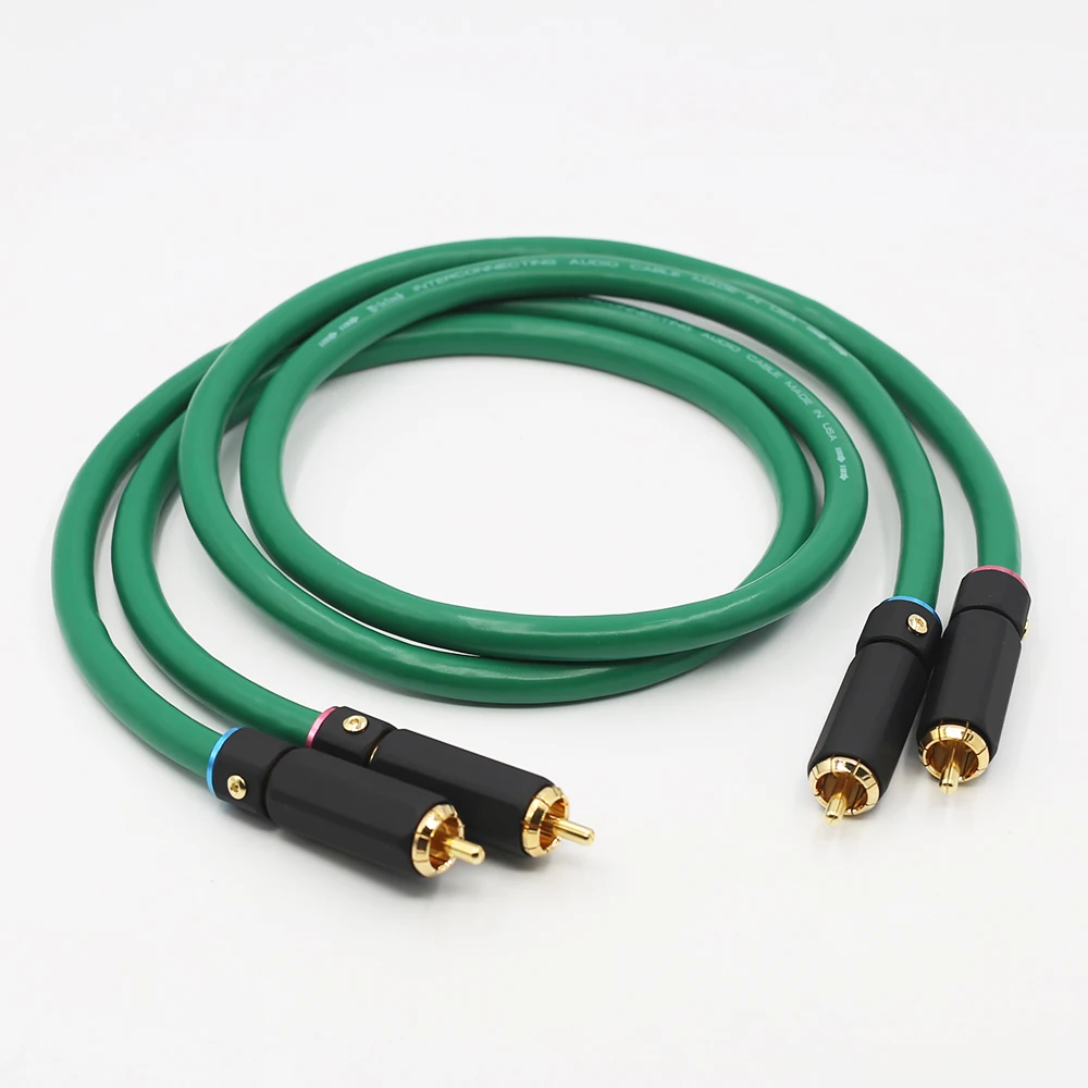  HI-End 2328 Audio Cable Male to Male HIFI RCA Cable 6N OFC RCA Male to Male Audio Cable