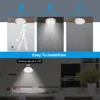 LED Light Pir Motion Sensor Night Lamp Warm White Under Cabinet Closet Wardrobe Bedroom Kitchen Stairs Lighting LED Puck Lights ► Photo 3/6