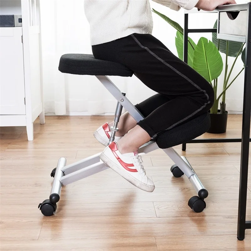Costway Adjustable Height Ergonomic Kneeling Chair Rolling Padded Seat Office Chair Desk Chair Sillas Office Furniture HW60318 Costway Adjustable Height Ergonomic Kneeling Chair Rolling Padded Seat Office Chair Desk Chair Sillas Office Furniture HW60318
