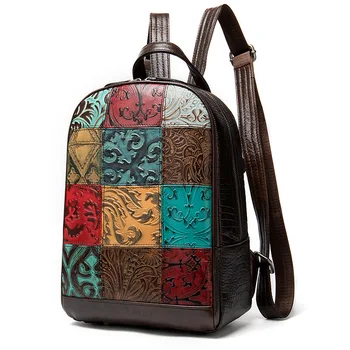 

New 2020 Outdoor Casual Men and Women Backpack Leather Large-Capacity Backpack