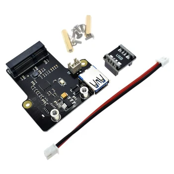 

X850 Storage PCB Data Transmission MSATA SSD Upgrade Disk Expansion Board Integrated Circuits High Speed For Raspberry Pi 3B