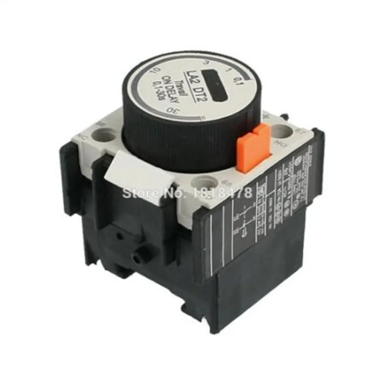 Вспомогательный Контактный блок LA2 DT2 660V 10A 1NO 1NC 0 1-30s с временным реле задержки |