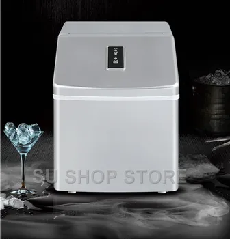 

Ice Maker Home Small Automatic Ice Machine Large Capacity 25kg/24h Ice Machine Commercial Milk Tea Shop