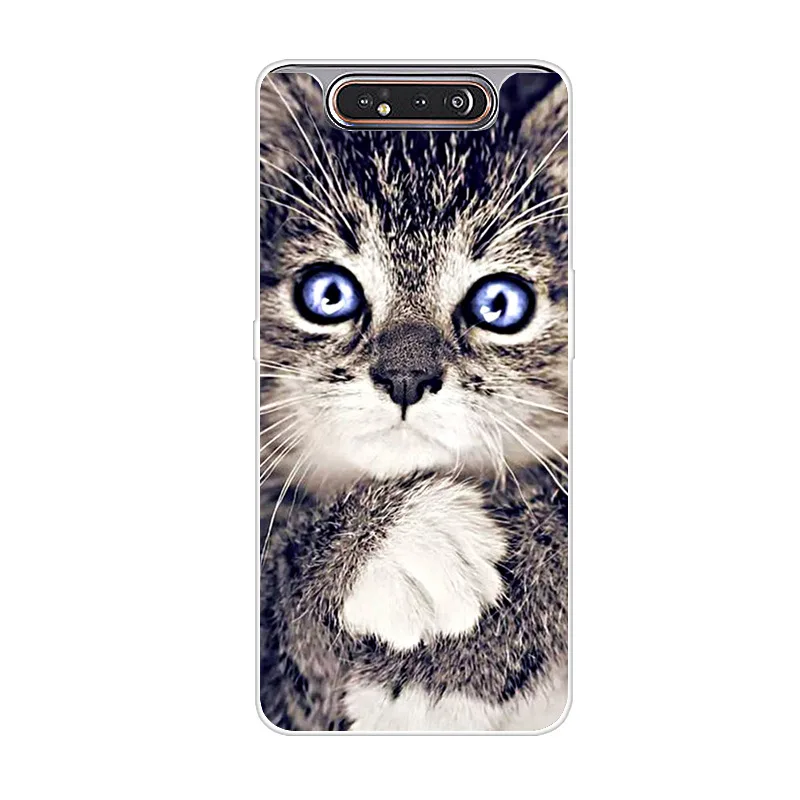 Популярный чехол для samsung A80 A90 чехол A805F TPU задняя крышка мягкий чехол для телефона для samsung Galaxy A80 A90 чехол A 80 A 90 крутое животное