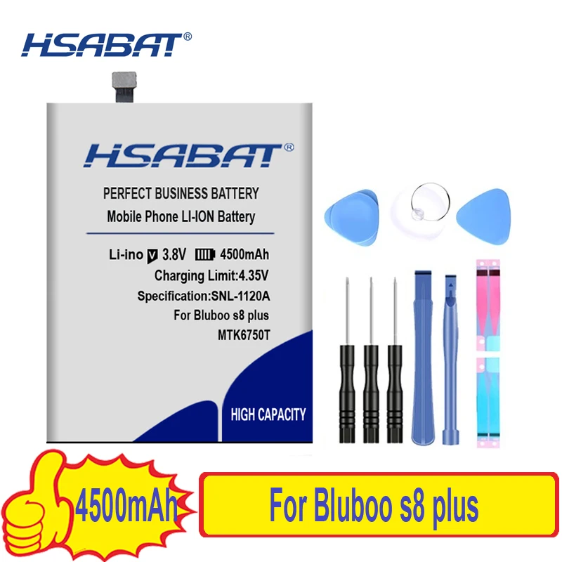 HSABAT аккумулятор 4500 мАч для Bluboo S8 Plus