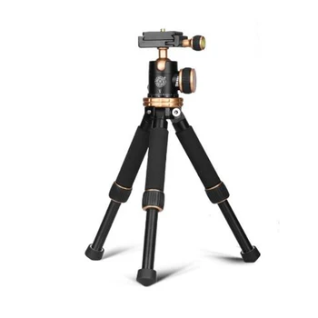 

QZSD Q166Z Lightweight Aluminum Alloy Travel Mini Tripod with Ball Head for DSLR Camera Camcorder