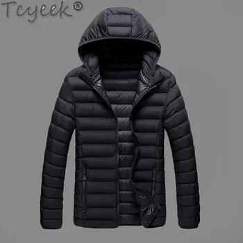 

Men's Jacket 2020 Men's Clothing Autumn Winter Jacket Men Parka Warm Fashion Coat Hooded Thin Ropa Hombre MY5555 Pph736