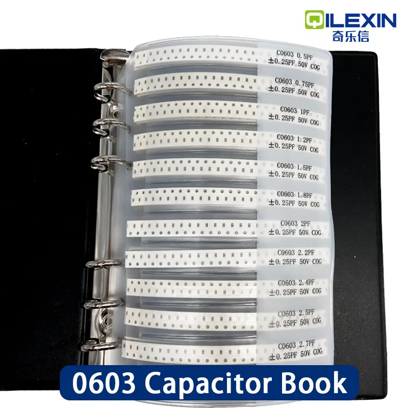Capacitors Kit SMD Capacitor Sample Book 0201 0402 0603 0805 1206 Assortment Pack 80/90/92values DIY 25 50 pcs image 4