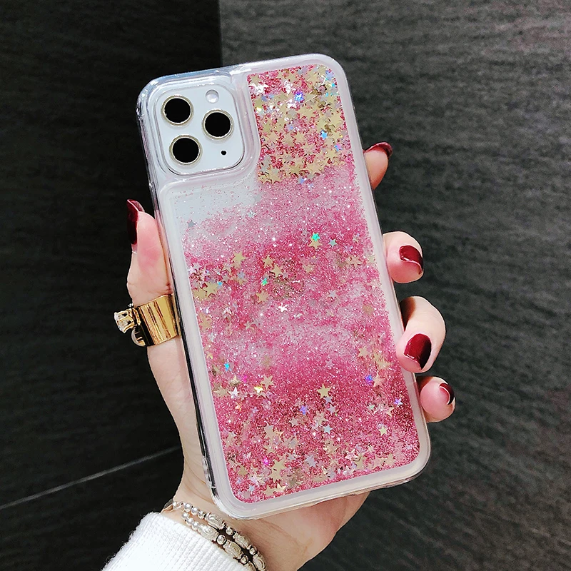 xiaomi leather case case Mermaid Starfish Quicksand Glitter Water Case for Xiaomi Redmi Note 8T 8 7 6 5 9 Pro 9S 9A 9C 8A 7A 6A 5A 4X 4A 5 Plus S2 Cover xiaomi leather case case