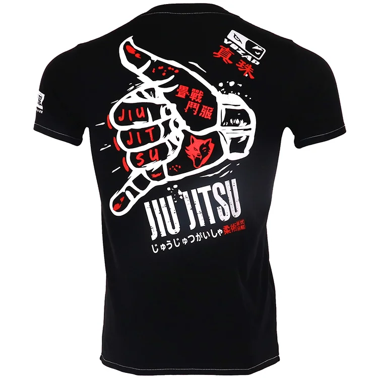 VSZAP Jiu Jitsu Muay Thai мужские боксёрские ММА футболка для занятий спортом боевые искусства