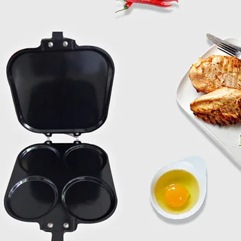 

4-Mold Non-stick Frying Pot Thickened Omelet Pan Egg Pancake Steak Pan Cooking Egg Ham Pans Breakfast Maker