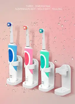 

Creative Electric Toothbrush Holder Traceless Toothbrush Holder Rack Wall Mounted Bathroom Adapt 90% Electric Toothbrush Holder