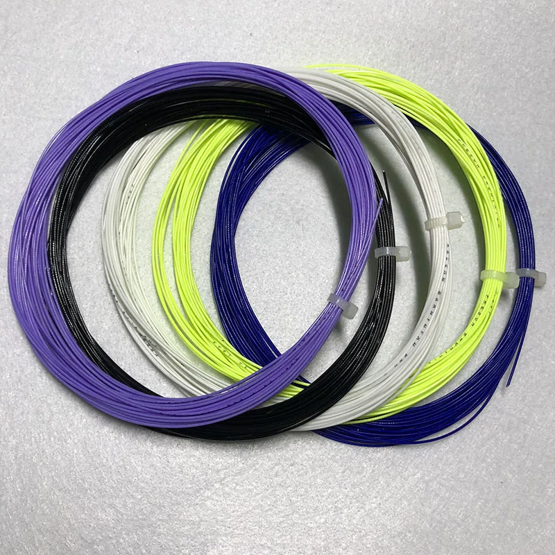 50pcs TAAN Badminton strings 0.7 mm Bulk Durable Resistance training badminton no packing |