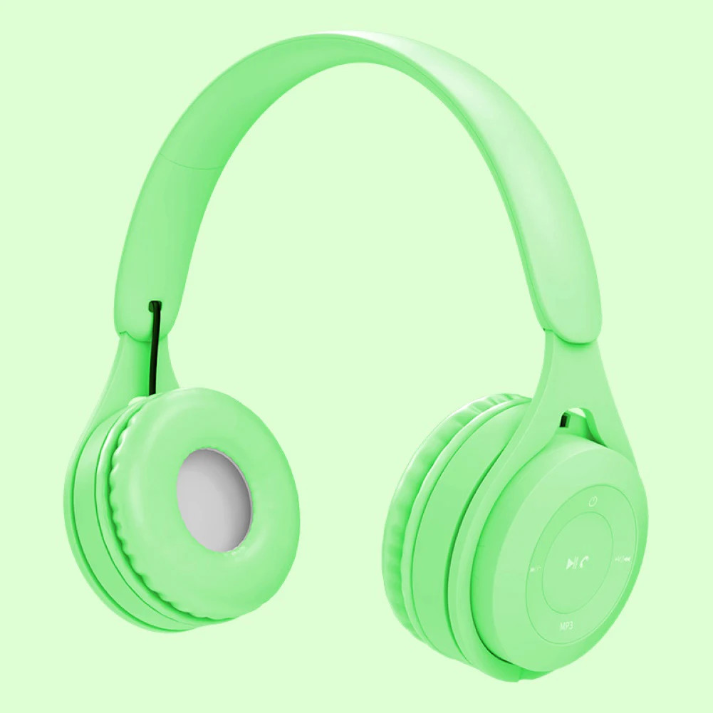 Детская Bluetooth 5 0 беспроводная гарнитура Регулируемая складная стерео наушники Hifi