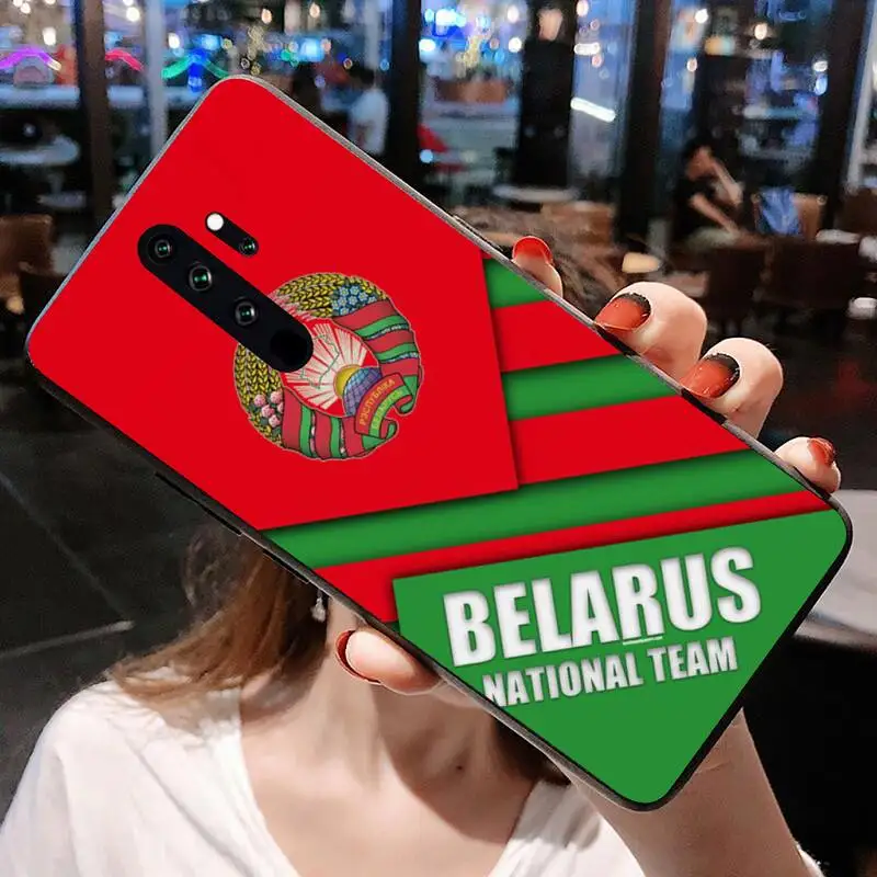 xiaomi leather case chain Belarus flag Phone Case for Redmi 9A 8A 7 6 6A Note 9 8 8T Pro Max Redmi 9 K20 K30 Pro case for xiaomi Cases For Xiaomi