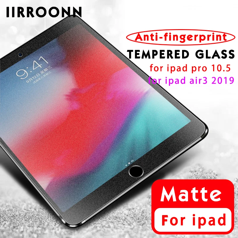 IIRROONN матовое закаленное стекло для Apple iPad Air 3 (2019) 10 5 светильник планшета ipad защита