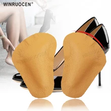 Кожаные супинаторы, передние стопы для женщин, сандалии на высоком каблуке, вставка, стелька для обуви на высоком каблуке, массажная обувь для ухода за ногами, стельки