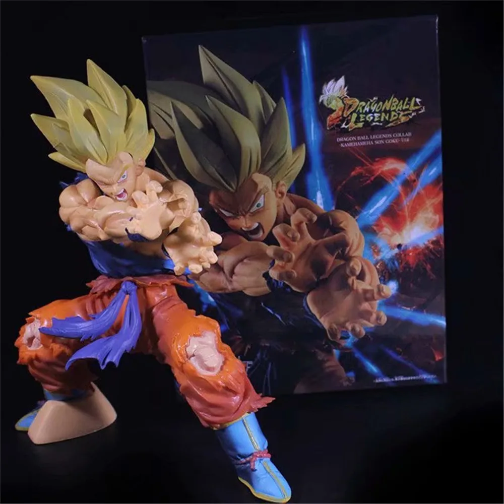 Dragon Ball Z Son Goku Anime Figures Model Toys Kamehameha Super Saiyan Action Collection Goku Figurals Doll Figurine Brinquedos
