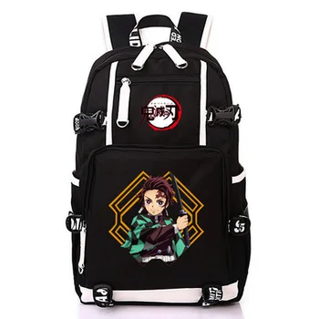 

Demon Slayer Cartoon Student School Shoulder Bag Cosplay Backpack Kimetsu no Yaiba Tanjiro Kamado Tanjirou Laptop Travel Bags