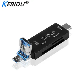 

Multifunction High Speed 3 in 1 Type-C Card Reader Micro USB Type-C OTG Flash Adapter Connector TF OTG Memory Card Reader Writer