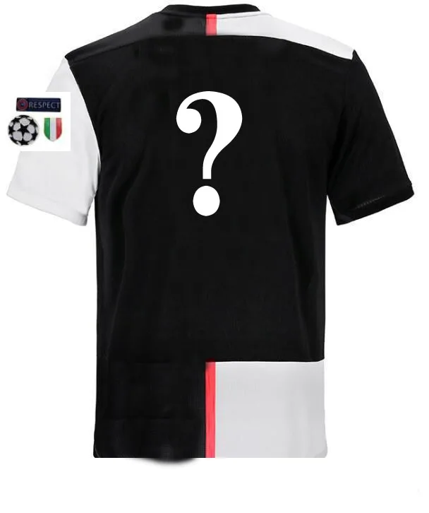 19 20 Новинка juve patch Футбольная Футболка DE LIGT Ronaldo home Out 3RD 10 DYBALA для взрослых, тренировочные ювентусы, футбольная рубашка - Цвет: shirt