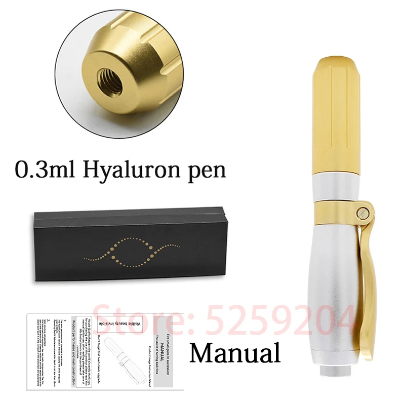 0.3ml white pen Оригинальная Пептидная терапия Гиалуроновая кислота ручка инъекции пистолет распылитель против морщин ампулы шприц игольчатый инжектор для губ лифтинг - Номер модели: 0.3ml white pen