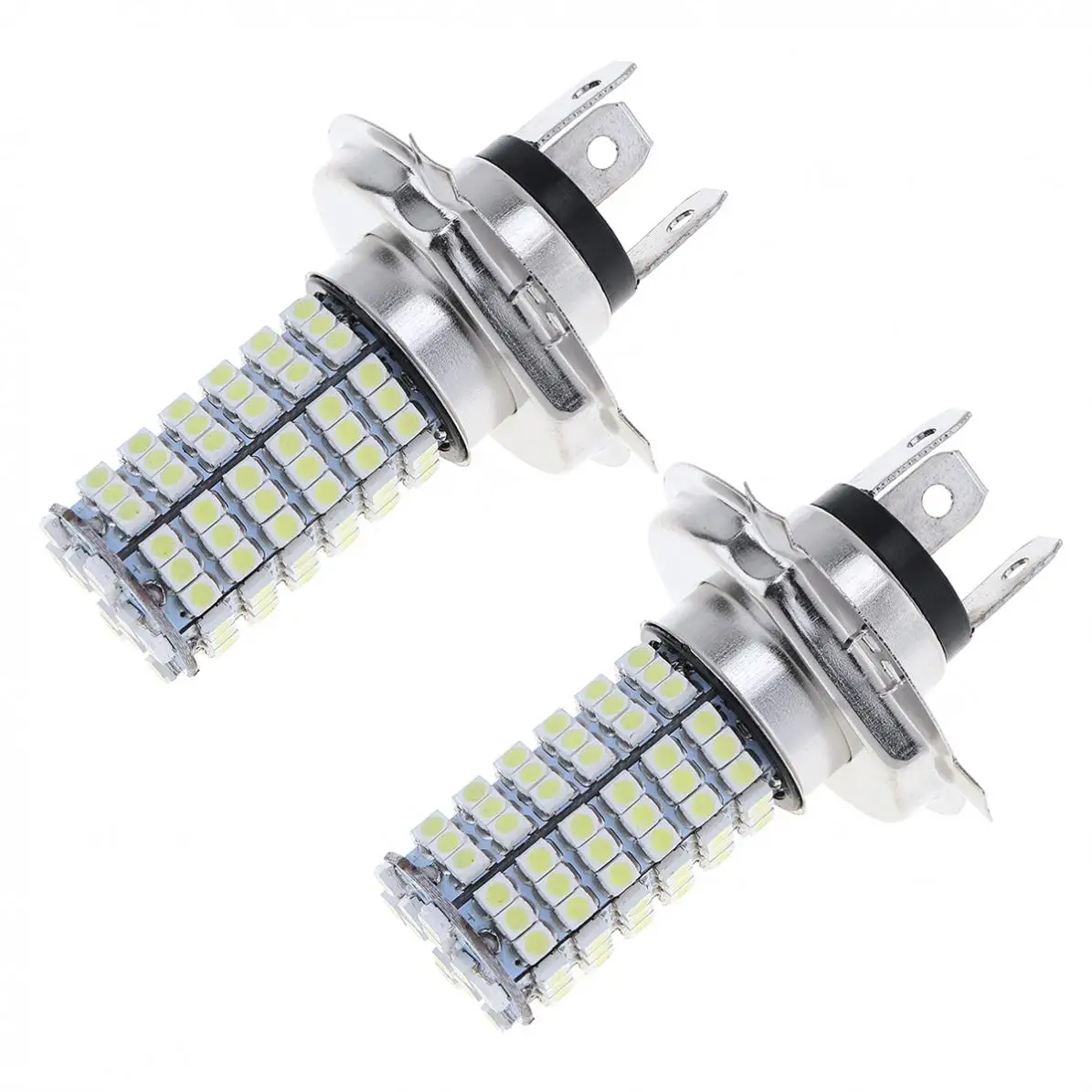 2x белый 12V HB2 3528 H4 9003 120-SMD высокий низкий пучок светодиодный туман светильник головной светильник