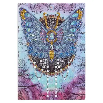 

50 Pages A5 Drawing Notebook Craft DIY Special Shaped Diamond Painting Especially Creative Delicate Design Violin for Girls Gift