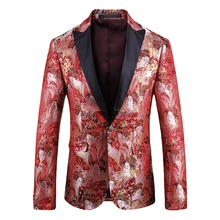 Новинка осень/зима Европейская американская мужская одежда с длинными рукавами винтажный портрет женский жаккардовый модный костюм куртка