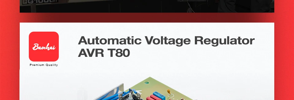 AVR Circuit Diagram Board voltage regulator Auto parts stabilizers for power Generator 220V 380v