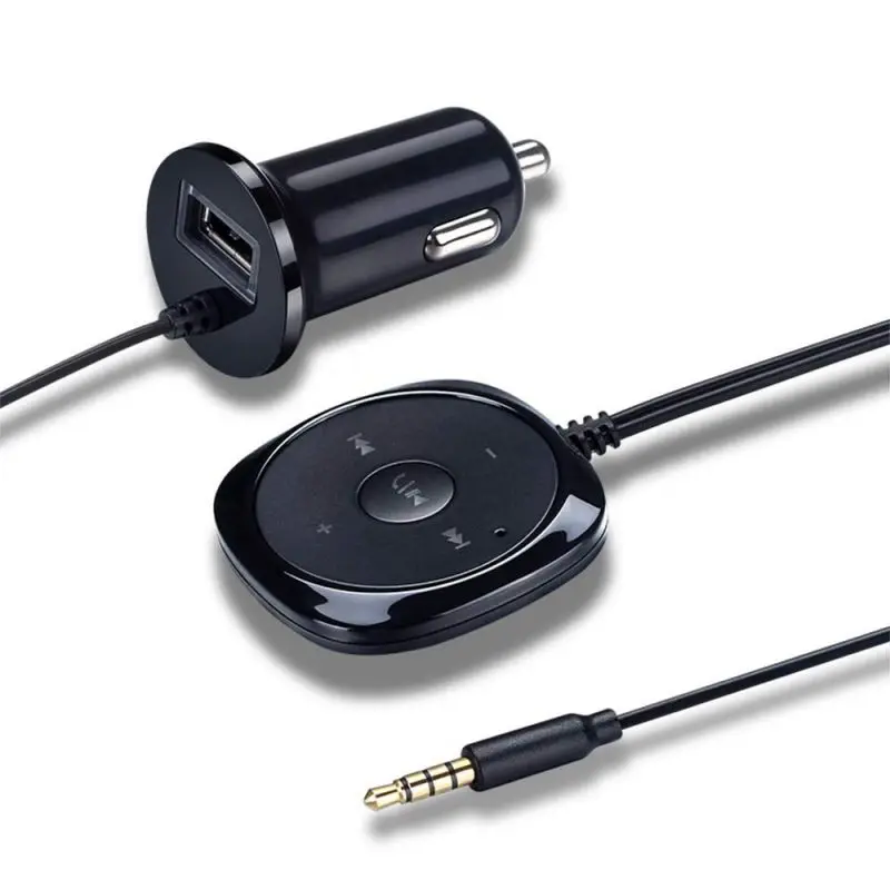 1 шт Hands Free Bluetooth приемник автомобильный комплект аудио музыкальный приемник адаптер USB зарядное устройство для смартфонов, планшетов