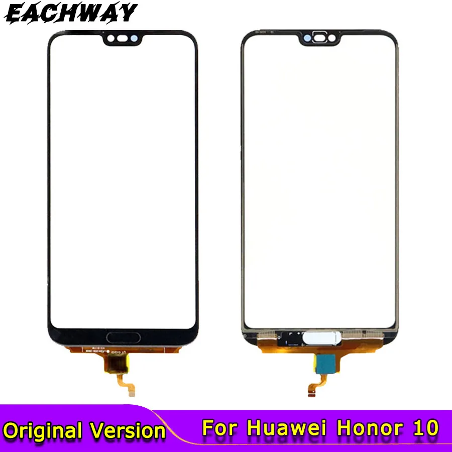 Оригинальный сенсорный экран для Huawei Honor 10 переднее стекло внешний сенсор
