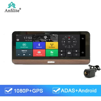 

Anfilite 4G ADAS Car DVR Camera 7.84 inch Android 5.1 GPS Bluetooth Dash Cam Video Recorder gps navigation south korea maps
