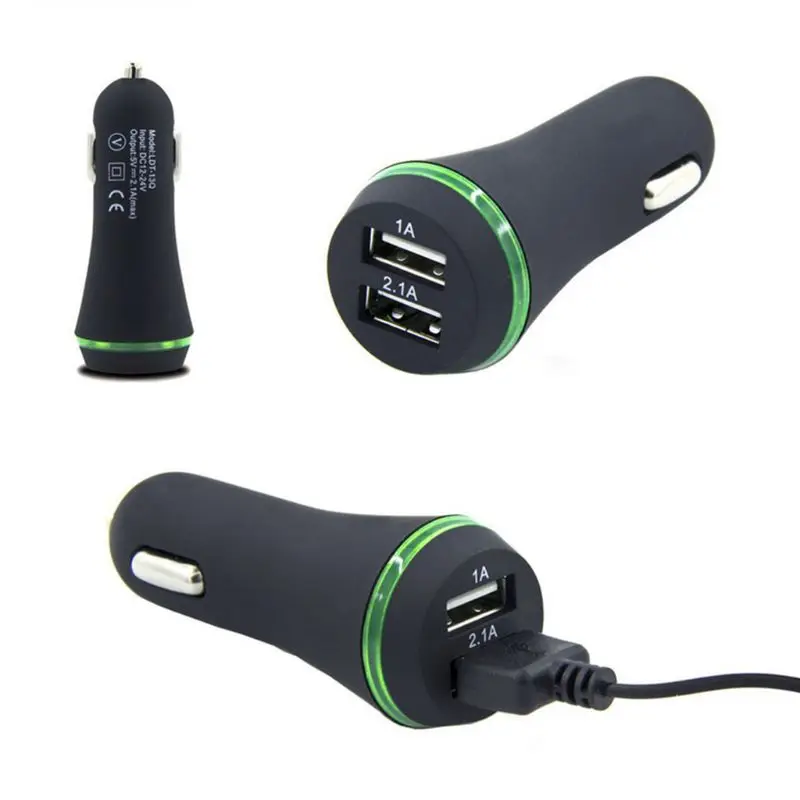 Автомобильный Bluetooth 4,0 Автомобильный адаптер с 3,5 мм Aux Jack приемником 2.1A USB Автомобильное зарядное устройство