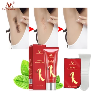 

Hair Removal Cream Organic Mild Non-irritating Painless Hair Removal Liquid Natural Neutral Herbal Whitening Depilatory Cream