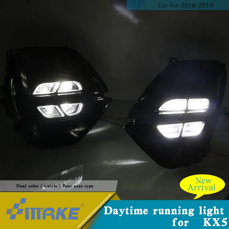 Продукт Led drl противотуманная фара для нового Kia kx5 Sportage led drl противотуманная фара крышка kx5 дневной свет led