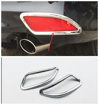 

For Toyota Camry Fog lights chrome trim car styling 2015 2016 2017 For Camry Rear fog lamp shade frame stickers modified out