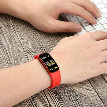 

Smart Bracelet Sports Pedometer Wristband Bluetooth Waterproof Multi Function Swimming Health Heart Rate Blood Arm Monitor