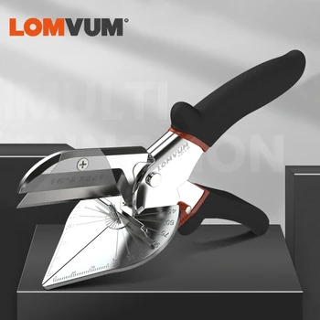 

LOMVUM Multi Angle Miter Cutter Shear Hand Tools Universal Angle Wire Duct Scissor 45-135 Degree Shear Cutter Hand Tool