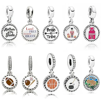 

New Bridal Horde Brave Freedom Grounds Nutcracker University Basketball Soccer Baseball Golf Pendant Original Female Jewelry