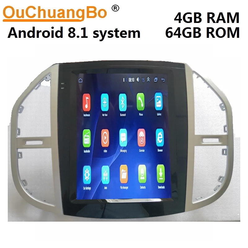 Ouchuangbo android 8 1 мультимедийный плеер радио для Mercedes Benz VITO Поддержка gps системы 4 Гб RAM