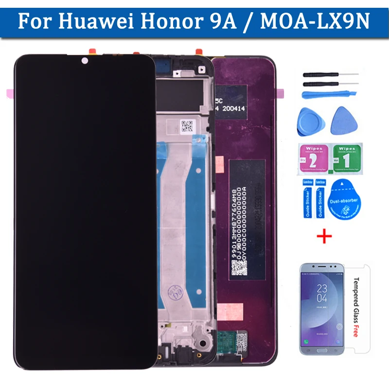 

Оригинальный ЖК-дисплей для Huawei Honor 9A, сенсорный экран, дигитайзер, панель для Y6P 2020 LCD Enjoy 10E, сменный дисплей в сборе