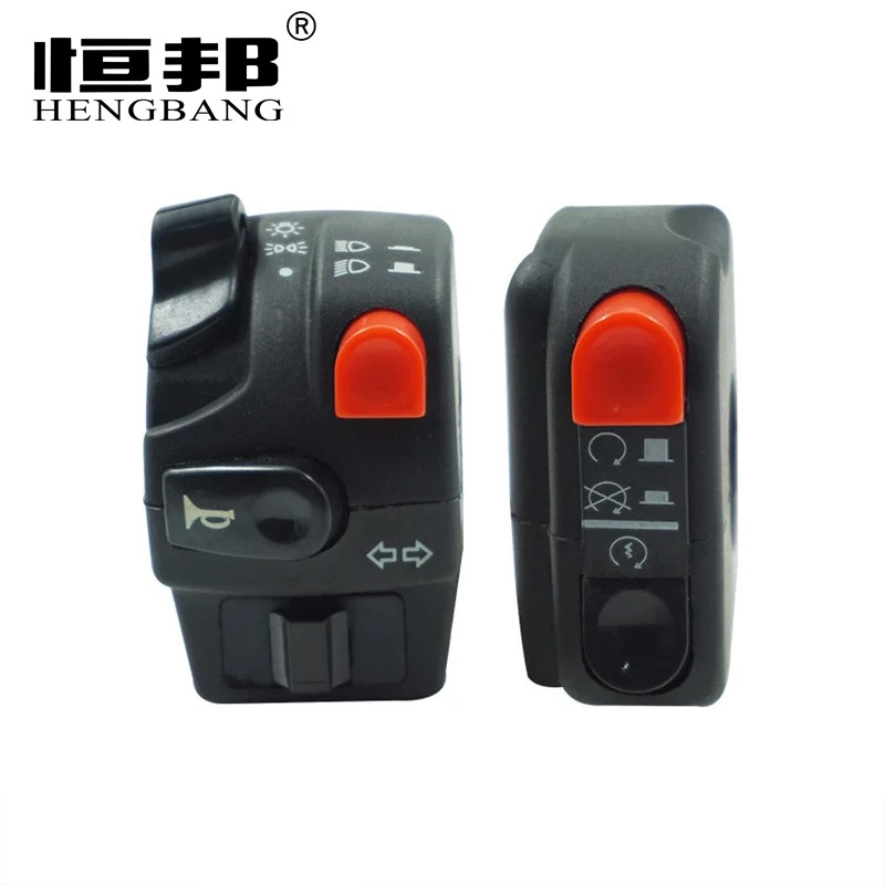Motorcycle General Modified Switch Aperture 22 Headlight Turn Off Power Left and Right Handlebar Assembly | Автомобили и