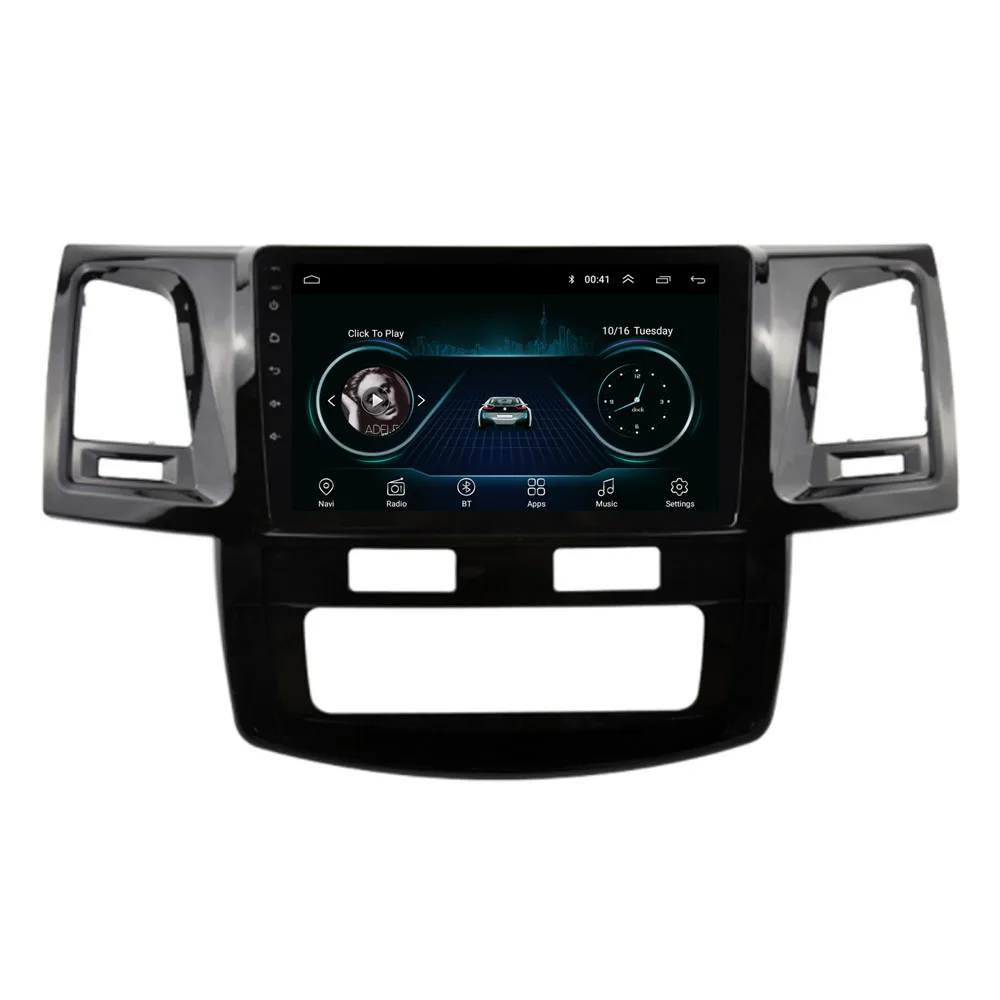 4G LTE Android 8,1 для toyoal Fortuner/HILUX Revo/Vigo 2004-2013 мультимедийный стерео автомобильный dvd-плеер навигация gps радио