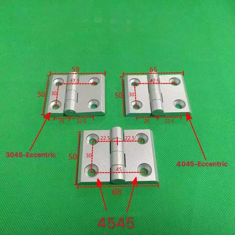 3040 3045 4045 Eccentric Metal Hinge Zinc Alloy Hinge Door Hinge